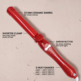 Beachwaver®B1.25 - Red Glitter