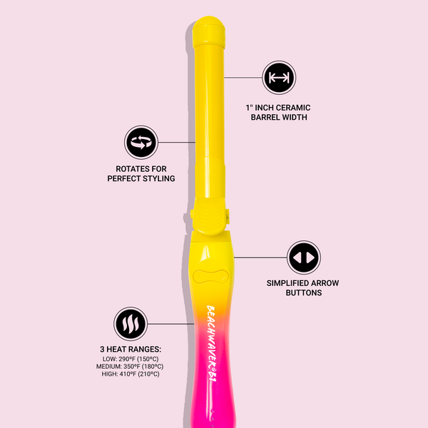 Beachwaver B1 Neon - Malibu Sunrise