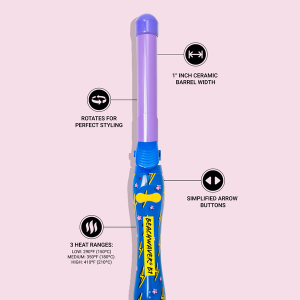 Beachwaver B1 Neon - Electric Sky