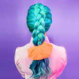 Oversize Scrunchie - Neon Orange / Pink