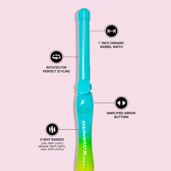 Beachwaver B1 Neon - Ocean Ombre