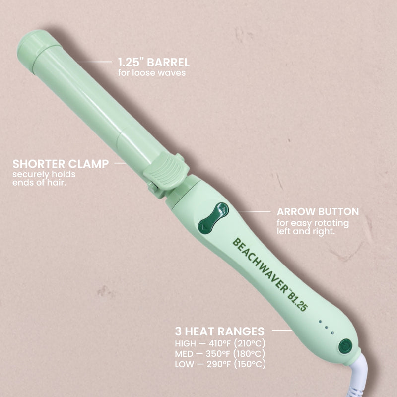 Beachwaver®B1.25 Pretty Pastels - Sage