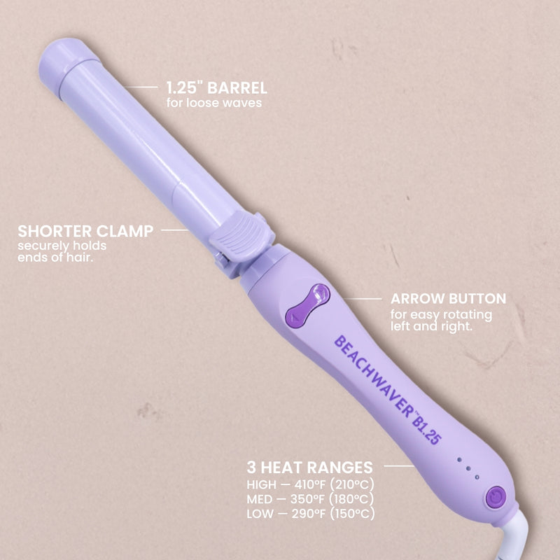 Beachwaver®B1.25 Pretty Pastels - Lilac