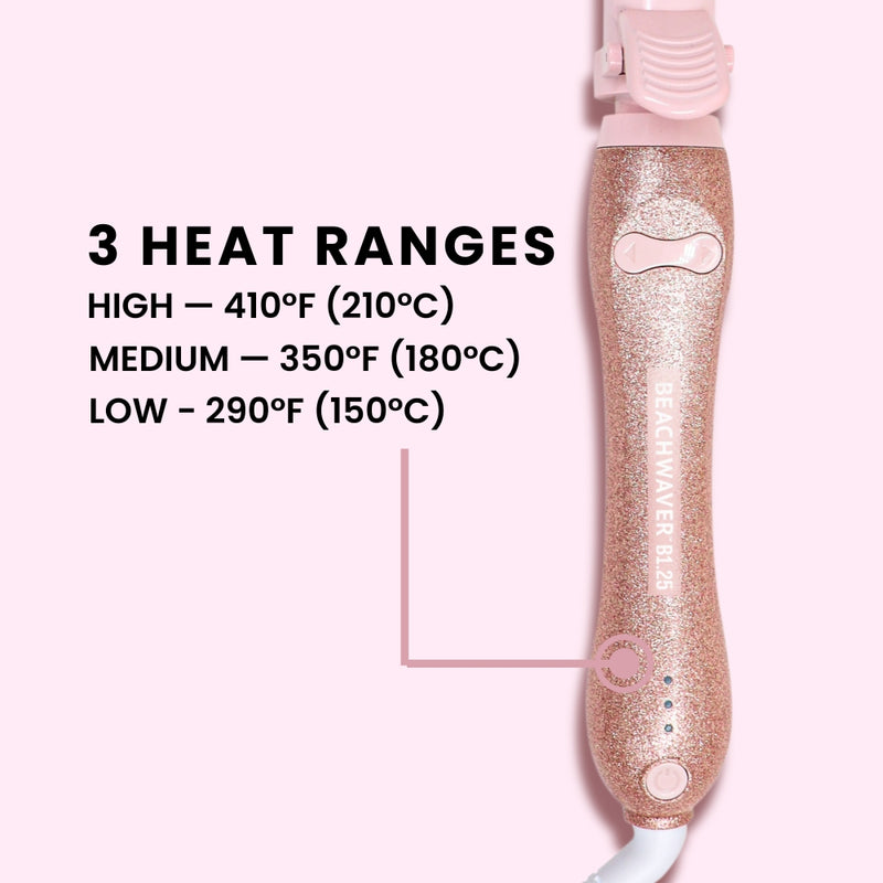 Beachwaver®B1.25 - Pink Glitter