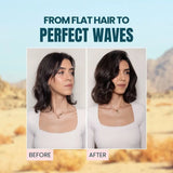 Before and After of Beachwaver B1.25