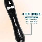 3 Heat ranges: High (410º F), Med (350ºF), and Low (290ºF)
