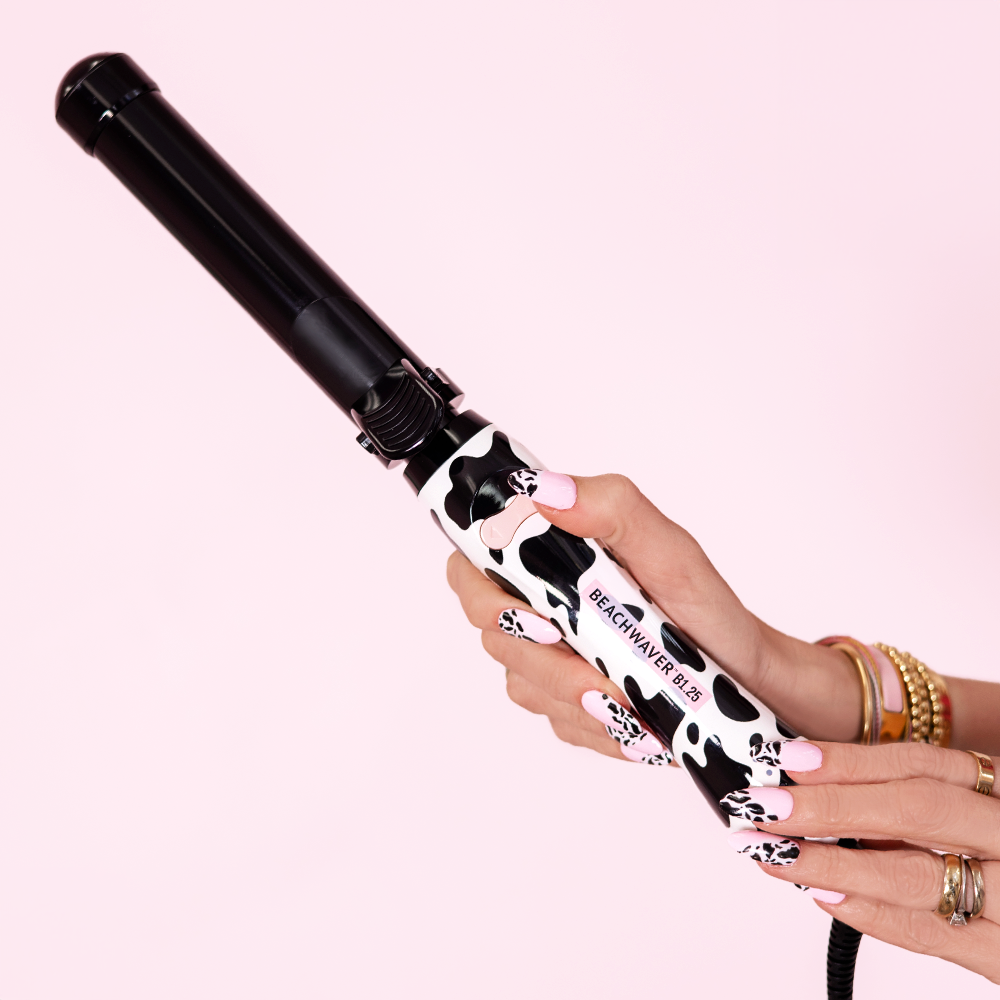 Beachwaver B1 Rotating Curling Iron outlet - Black Glitter